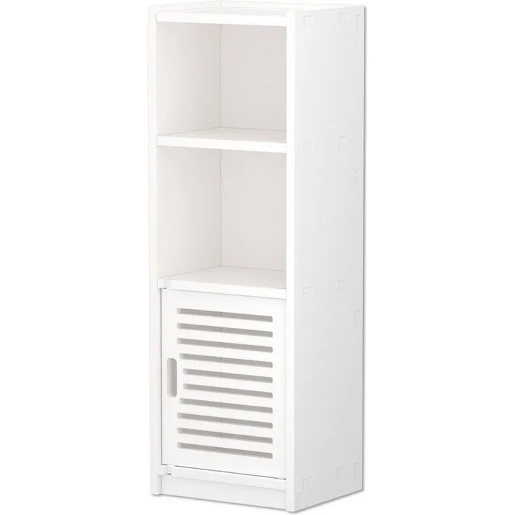 Dripex Midischrank Badezimmerschrank, Badschrank schmal, Toilettenschrank weiß