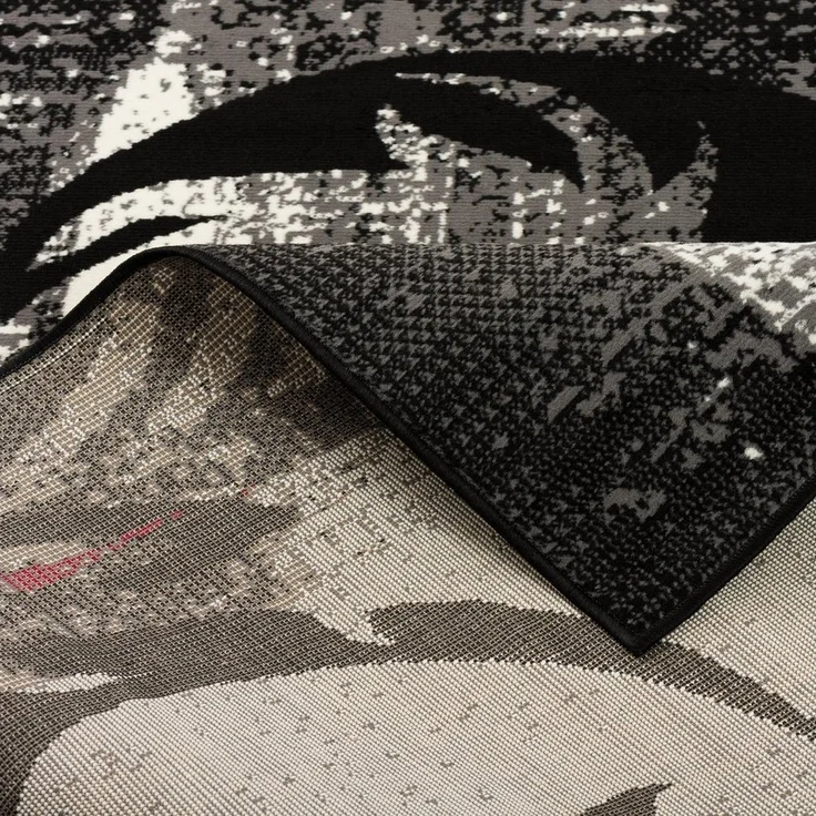 Pergamon Designteppich Trendline Teppich Drachen Schwarz, Rechteckig, Höhe: 8 mm – Bild 3
