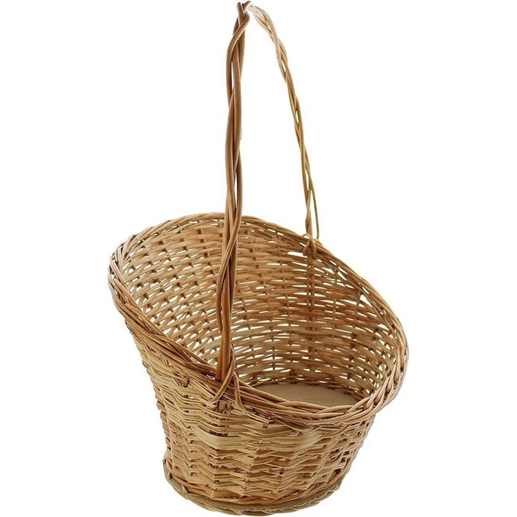 Dekoleidenschaft Geschenkbox Präsentkorb "Natur" aus Weide in 3 Größen, Geschenkkorb leer (1 St), Henkelkorb, Weidenkorb – Bild 2