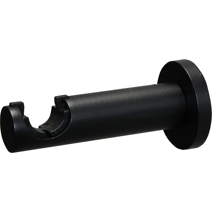 Gardinia Gardinenstangen-Set Kreta 1-Lauf Ø 16-19 mm schwarz-matt 190 cm - 340 cm – Bild 4