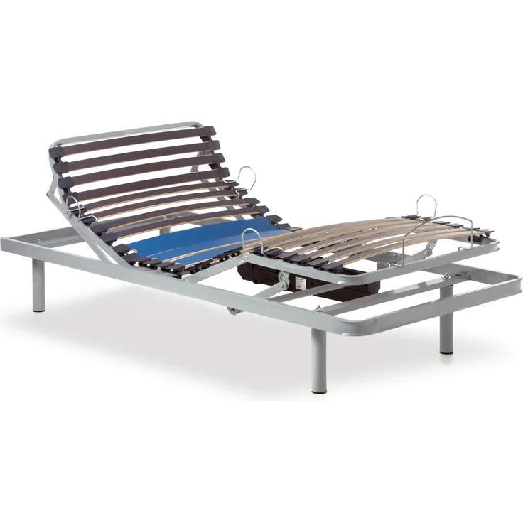 Gerialife® Lattenrost 80x190 cm elektrisch verstellbar (Kabellose Fernbedienung)