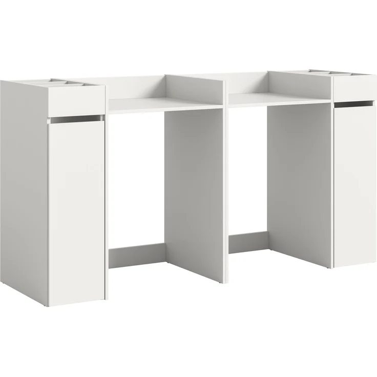 Waschmaschinenumbauschrank >Free< in Weiß - 190x101x60cm (BxHxT) – Bild 1