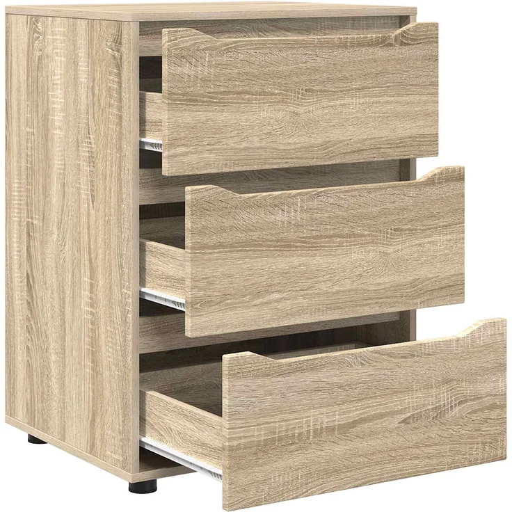 vidaXL Aufbewahrungsschrank 60 x 48 x 81 cm Holzwerkstoff Sonoma-Eiche 888859 – Bild 7