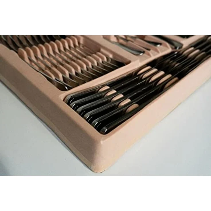 QLS Besteck-Set silber aus Edelstahl (72-tlg), 12 Personen, Essbesteck im Koffer Besteckgarnitur – Bild 7