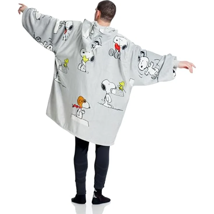 Kinderdecke Kanguru Snoopy Hoodie, XXL-Pullover für Männer & Frauen, Kanguru – Bild 5