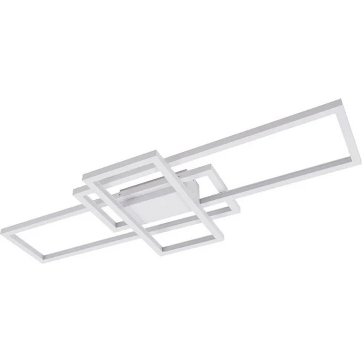 Lindby Deckenleuchten Poppy, LED, Metall, Weiß warmweiß IP20, LED 35 W gesamt, warmweiß – Bild 5