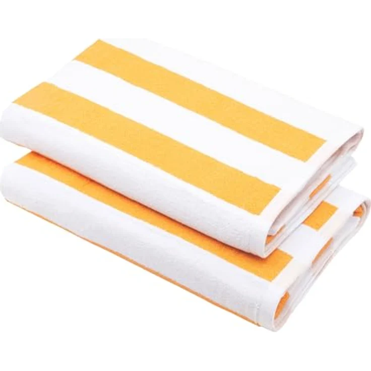 Zollner Saunatuch Gelb, 100% Baumwolle, 70x180 cm, Oeko-Tex® Standard 100, saugfähig und kuschelweich – Bild 1