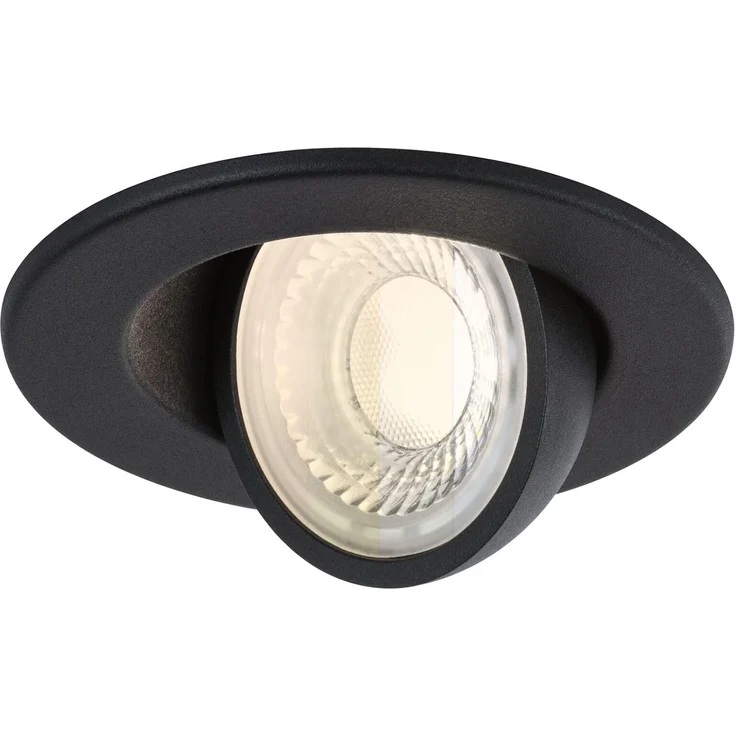 Paulmann LED-Einbauleuchte Zina 5/8 W Ø 9 cm dimmbar schwarz matt – Bild 14