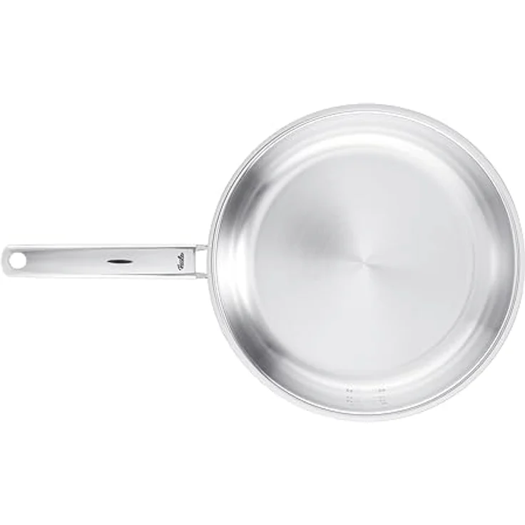 Fissler Pure Collection Edelstahl-Pfanne (Ø 28 cm) unbeschichtete Stielpfanne, Innenskalierung, 10 Jahre Garantie – Induktion, Silber – Bild 4