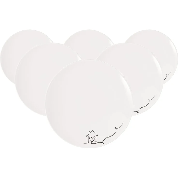 Villeroy & Boch Statement Lines Frühstücksteller Family ø 21,2 cm 6er Set – Bild 1