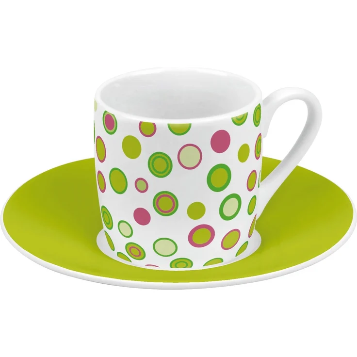 KÖNITZ 4er Geschenkset Espresso 85 ml - SPRING - aus Porzellan / Designbecher – Bild 3