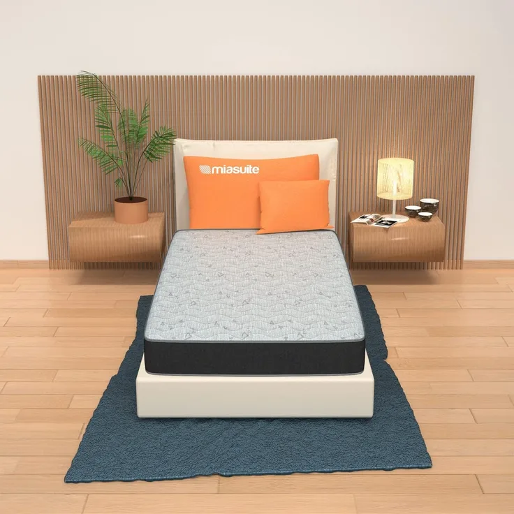 Matratze 70x170 cm, Höhe 13 cm - aus Waterfoam , Klappmatratze, Atmungsaktive, Antiallergisch und Milbendicht. Modell: Summit H13