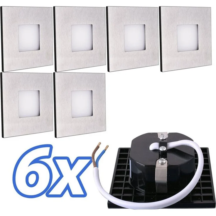 Maxkomfort LED Wandstrahler 6103, LED fest integriert, Warmweiß, 3000K, Treppenbeleuchtung – Bild 1