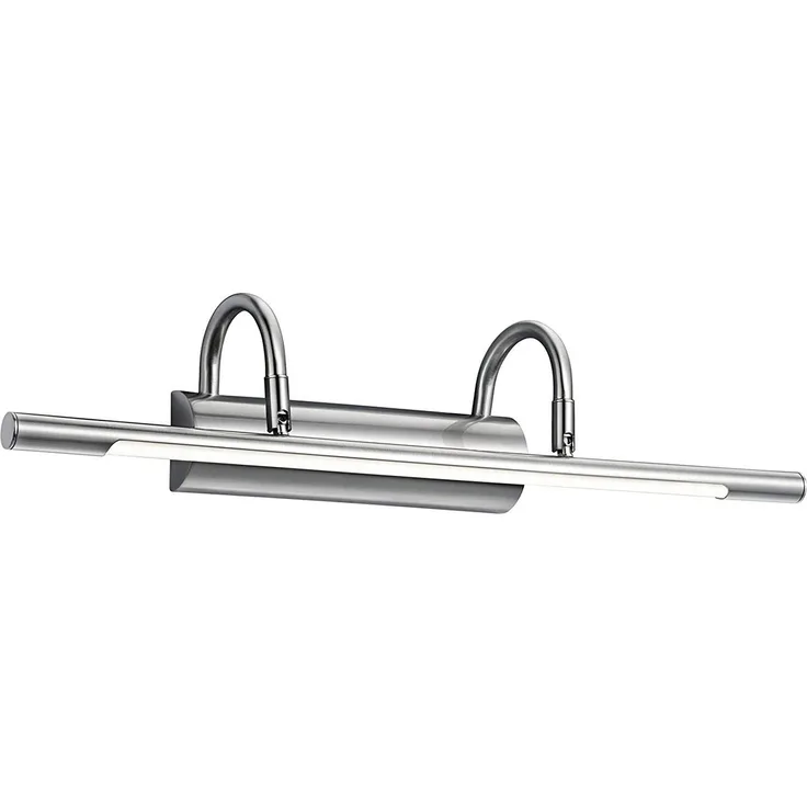 Moderne 8 Watt LED Wandleuchte in Nickel matt