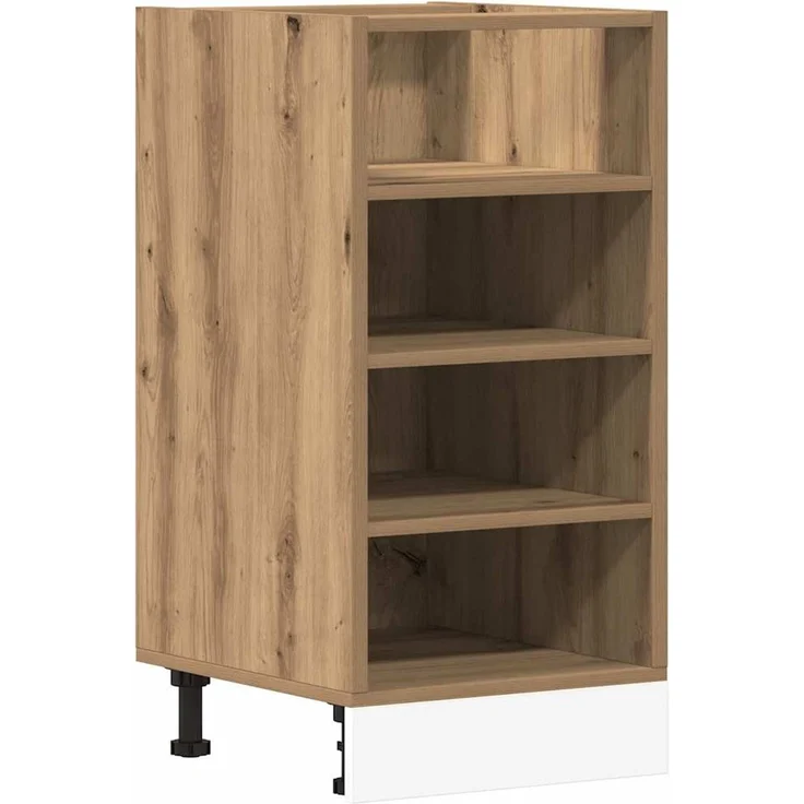 vidaXL Unterschrank Riga Artisan-Eiche 40x44,5x81,5 cm Holzwerkstoff 854210 – Bild 2