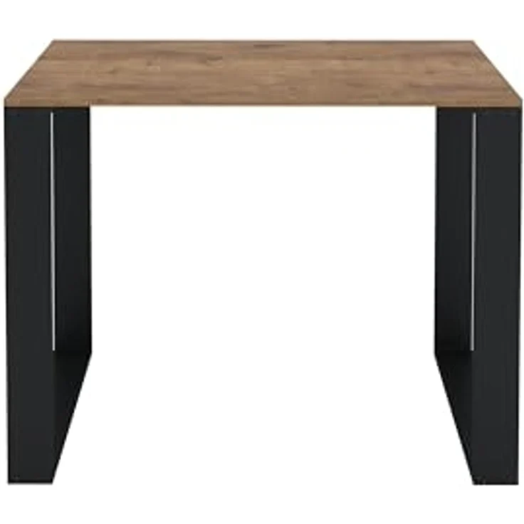 AKKE Esstisch, Esszimmertisch LOFT Schwarze Beinen Küchentisch Bürotisch 2mm-PVC – Bild 5