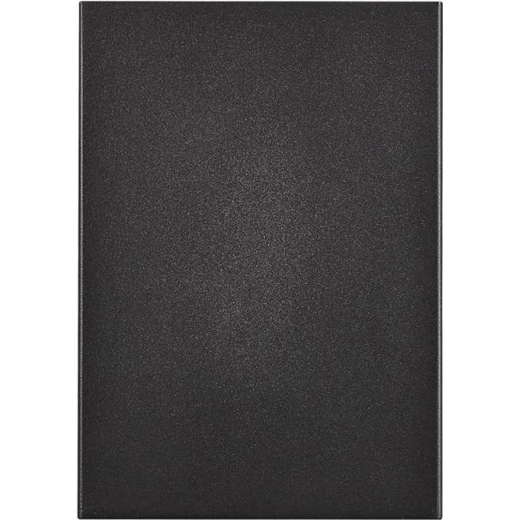 Nordlux Skandinavische Leuchten Fold 15 Höhe 21 Cm Schwarz 2-flammig Rechteckig, Schwarz, Aluminium, Kunststoff, 2019051003