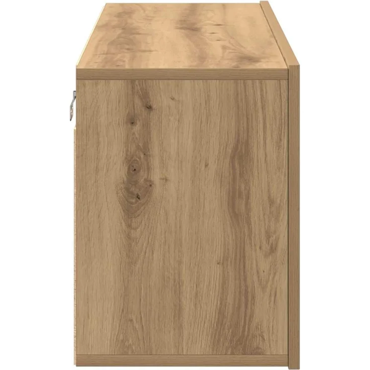 TV-Wandschrank, TV-Hängeboard Fernsehschrank Artisan-Eiche 100 x 30 x 41 cm – Bild 7