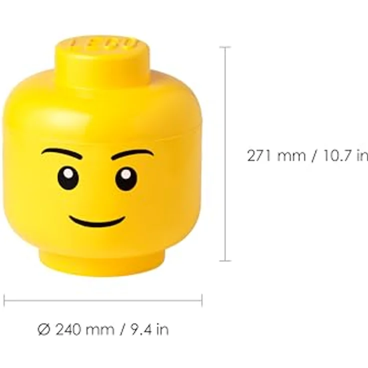 Room Copenhagen 4032 40321724 Lego Aufbewahrungskopf, Junge, Large – Bild 4