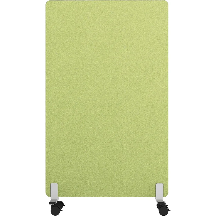 Rheinland Möbel FocusWall STWR1018 – Akustik-Stellwand 1000×1800 mm in Stofffarbe Apple inkl. Rollen – Mobile Schreibtisch-Trennwand für Büro & Homeoffice – Schallschutz – Made in Germany – Bild 1