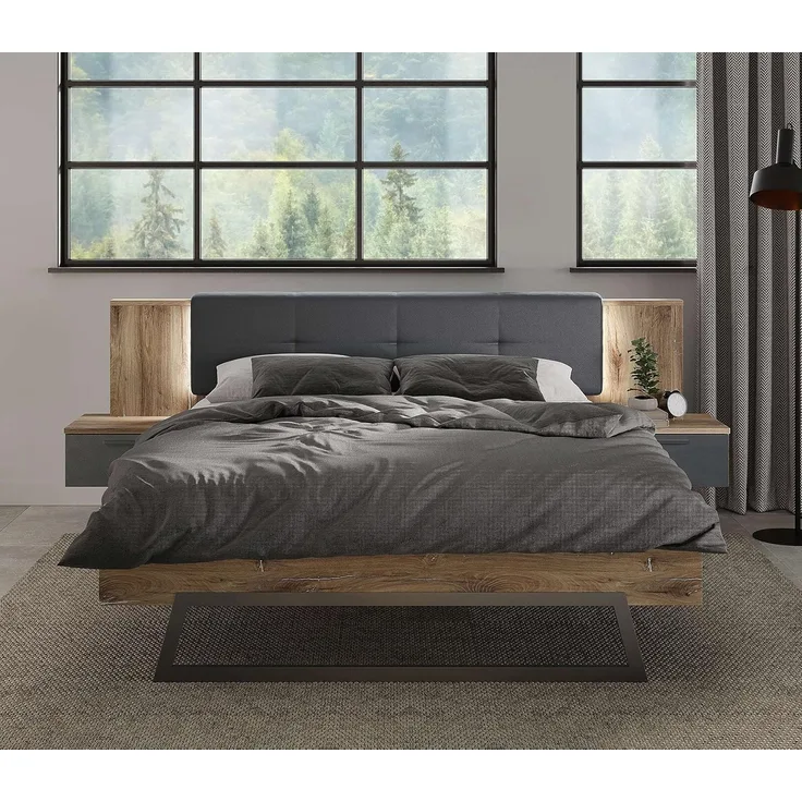 Bett >VENUSIA< (BxHxT: 254,3x92,3x210,3 cm)