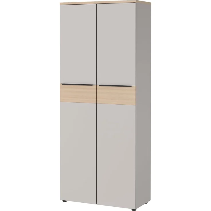 Germania GW-OVIEDO Aktenschrank 4441, Kaschmir/Lindberg-Eiche-Nb, 80 x 197 x 40 (BxHxT) – Bild 1