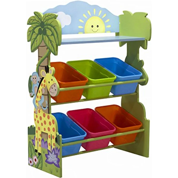 Fantasy Fields Kinder Blau Holz Fächerschrank Regal Spielzeug Tiere TD-12242AR – Bild 2