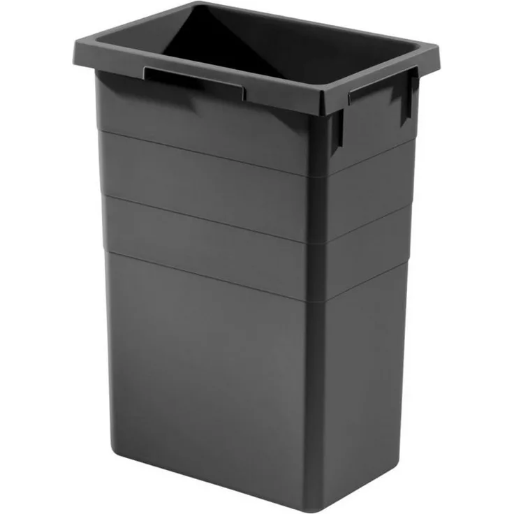 HAILO 1132999 Ersatzeimer 38 L in Basaltgrau für die Abfallsorter EURO CARGO / Eimer / Abfalleimer