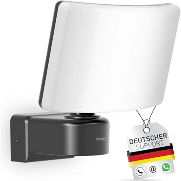 Oktaplex Cali LED Strahler Außen, 3000K warmweiß, 2940 Lumen, IP65, 26 Watt – Bild 1