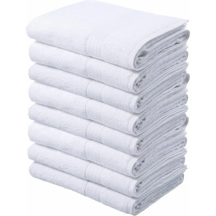 OTTO home Handtücher Juna, als Set und Serie erhältlich, 8 Handtücher, 50x100cm, Walkfrottier (8-St), 8-tlg. Handtuch-Set, 100% Baumwolle, mit Bordüre, Uni-Farben, weich – Bild 1