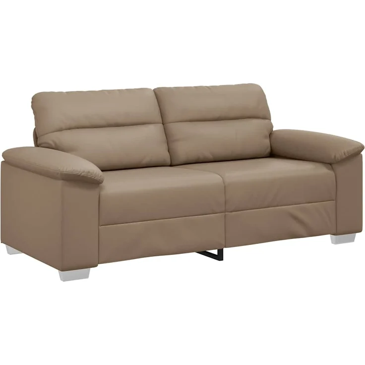 vidaXL 2-Sitzer-Sofa Cappuccino 180x81x84 cm Kunstleder 4105342 – Bild 1