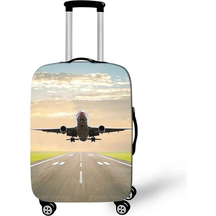 Coonoor Kofferhülle Elastisch Kofferhülle, Flugzeug Reise Kofferschutzhülle Gepäck Cover, Reisekoffer Hülle Schutz Bezug Schutzhülle Waschbare Reisetasche