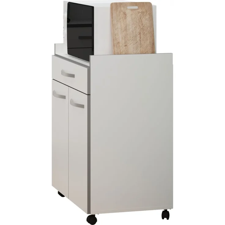 Parisot Season 1 Küchenbuffet 120x185x40 viel Stauraum Buffet Weiß – Bild 3