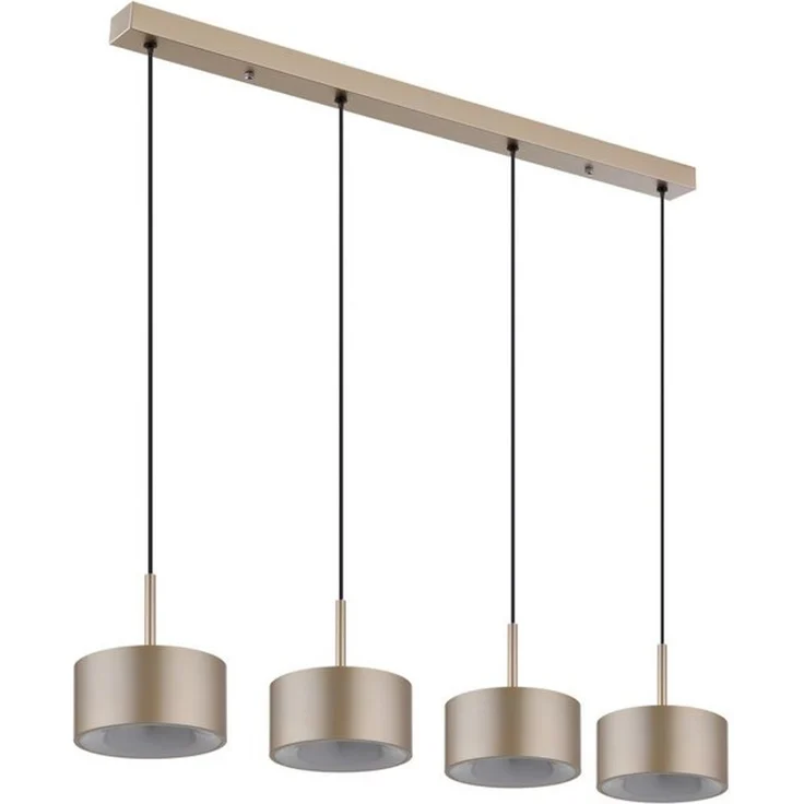 GLOBO LIGHTING Pendelleuchte GLOBO Lighting Hängeleuchte RAYMOND LBH 86x15x150 cm schwarz, Warmweiß – Bild 4
