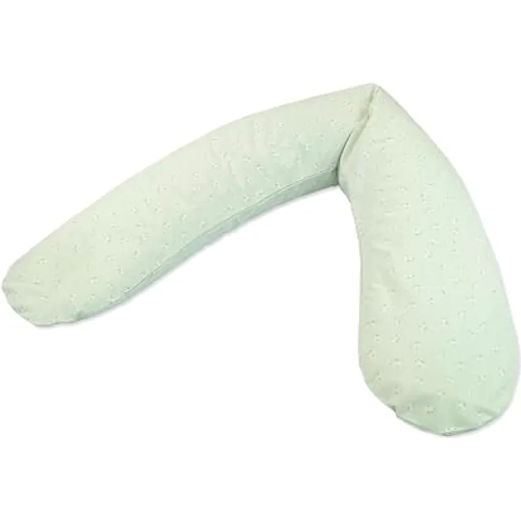 Theraline Ersatzbezug für Stillkissen Das Komfort 180 cm, Baumwollqualität mit feinem Blümchen-Motiv, waschbar und schadstoffgeprüft