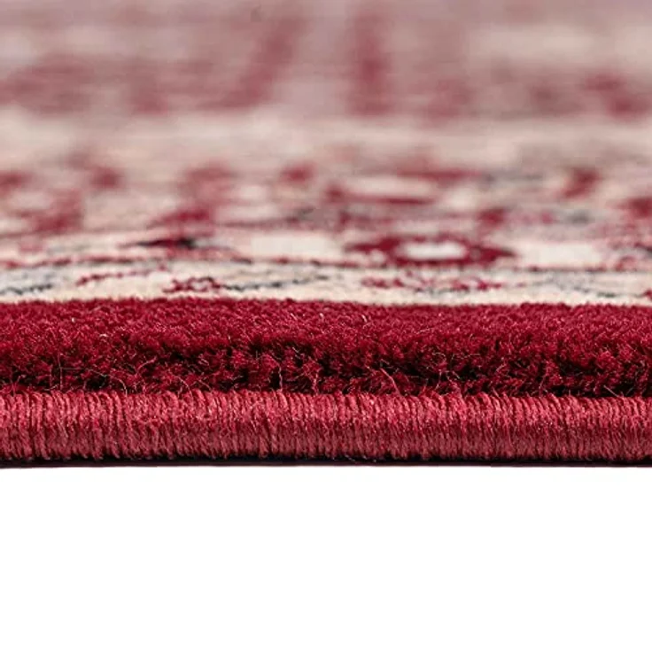 Vimoda Orientteppich Klassisch Orient Teppich Wohnzimmer Dunkel Rot Stil Ornament, Rechteckig, Höhe: 11 mm, Orient Läufer dicht gewebt in bester Qualität – Bild 6