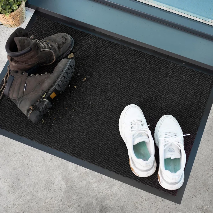 Furni24 Fußmatte - Anthrazit-Schwarz, 60 x 90 cm – Bild 9