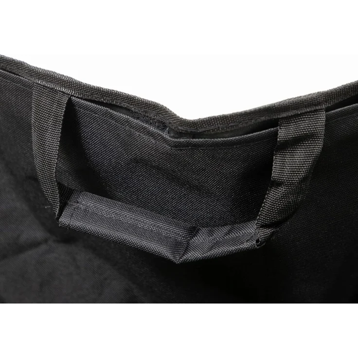 Outsunny Campingstuhl faltbarer Gartenstuhl mit Seitentasche, Stahlrahmen (Klappsessel mit Tragetasche für Pool, Garten, 1 St), Oxfordstoff, Schwarz – Bild 7