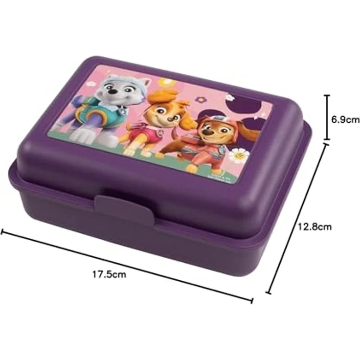 United Labels® Lunchbox Paw Patrol Brotdose Skye, Everest und Zuma Lunchbox mit Trennwand, Kunststoff (PP) – Bild 7