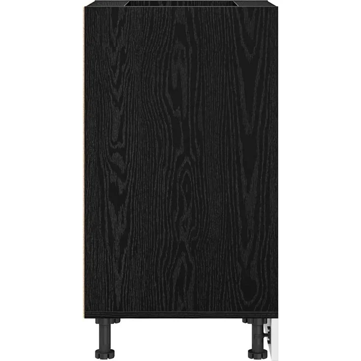 vidaXL Küchenunterschrank Schwarz Eichen-Optik 40 x 44,5 x 81,5 cm 876651 – Bild 6