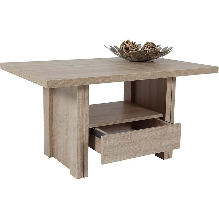 Couchtisch Udo / Ulli, Holzfarben, 105 x 55 x 67 cm