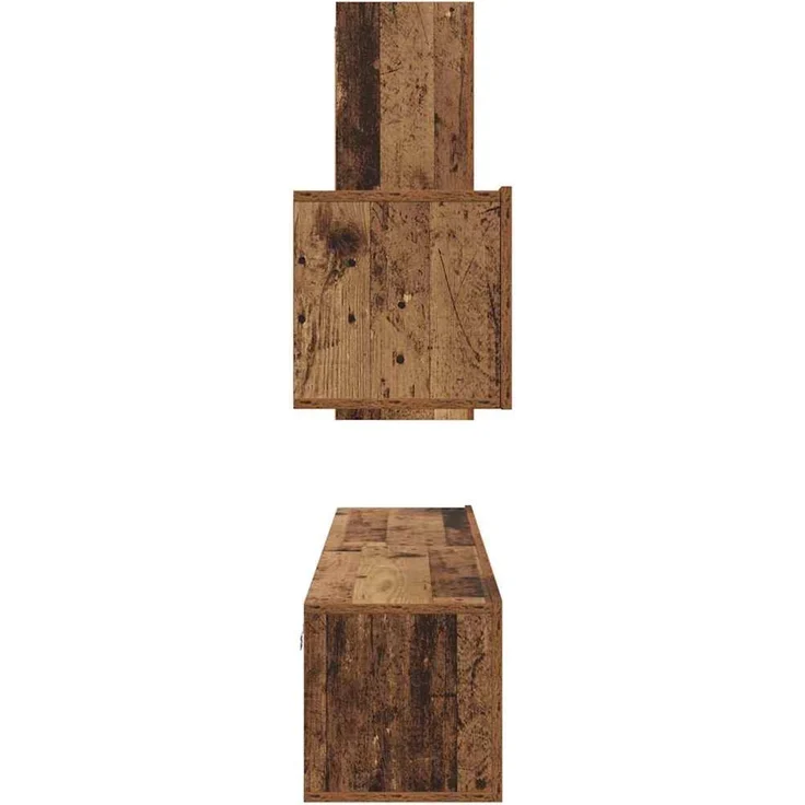 vidaXL TV-Schrankset 4 stk. 30,5 x 30 x 90 cm Altholz 3393261 – Bild 9
