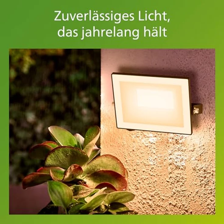 Philips Lois Flutlichtstrahler für den Außenbereich, exkl. Bewegungssensor, 20 Watt, 3000K weißes Licht, Schwarz – Bild 4