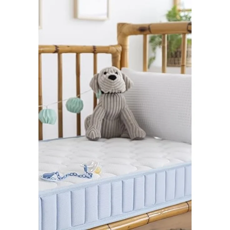Dormio Atmungsaktive Kinderbettmatratze, milbendicht, antibakteriell, Größe: 60 x 120 cm, Höhe: 12 cm – Bild 7