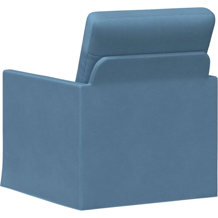 vidaXL Einzelsofa Blau 70 x 81 x 82 cm Cordstoff 42041037 – Bild 4