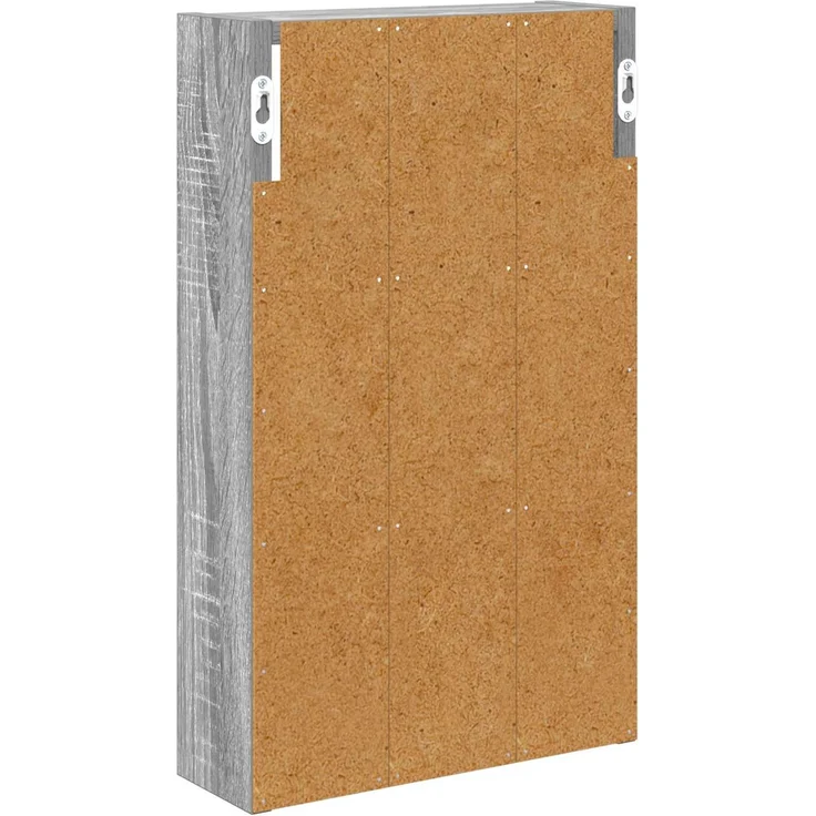 vidaXL Badezimmer-Wandschrank mit Regal Graues Sonoma 30 x 10 x 50 cm 889316 – Bild 6
