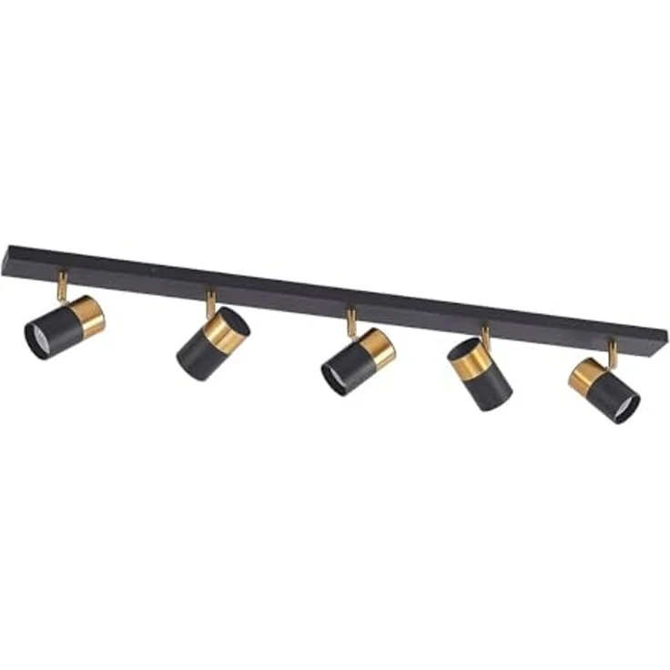 Arcchio Deckenstrahler Evaro, Metall, Schwarz IP20, 5 x 8 W LED – Bild 1