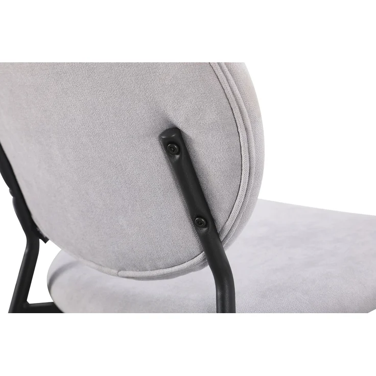 Selsey 'Broctalm' Polsterstuhl mit hydrophober Chenille, Hellgrau – Bild 9
