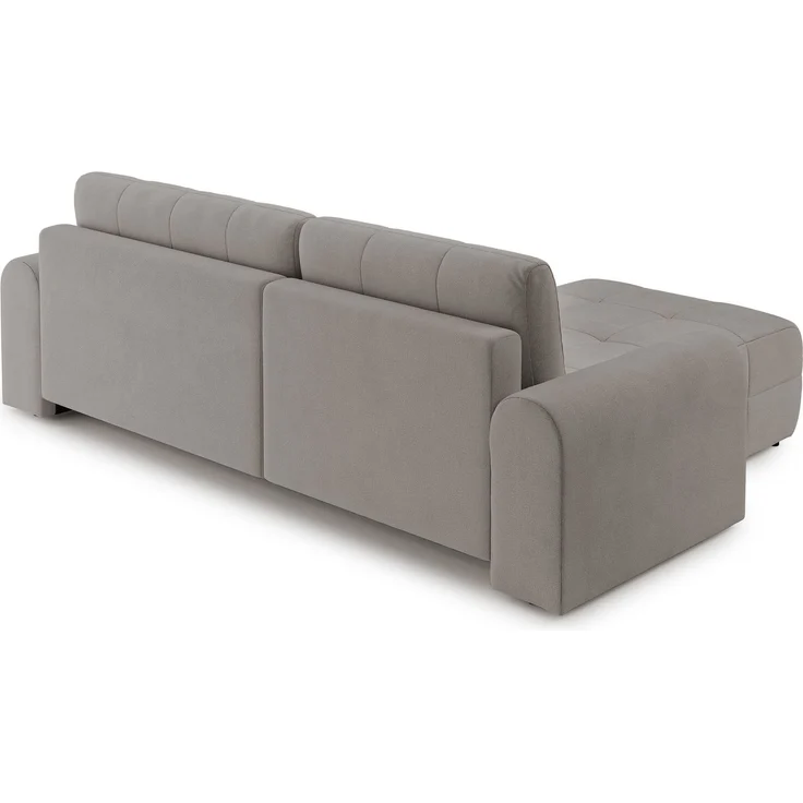 Selsey Simolla – Ecksofa mit Schlaffunktion und Bettkasten, links, Chenille, Greige – Bild 9
