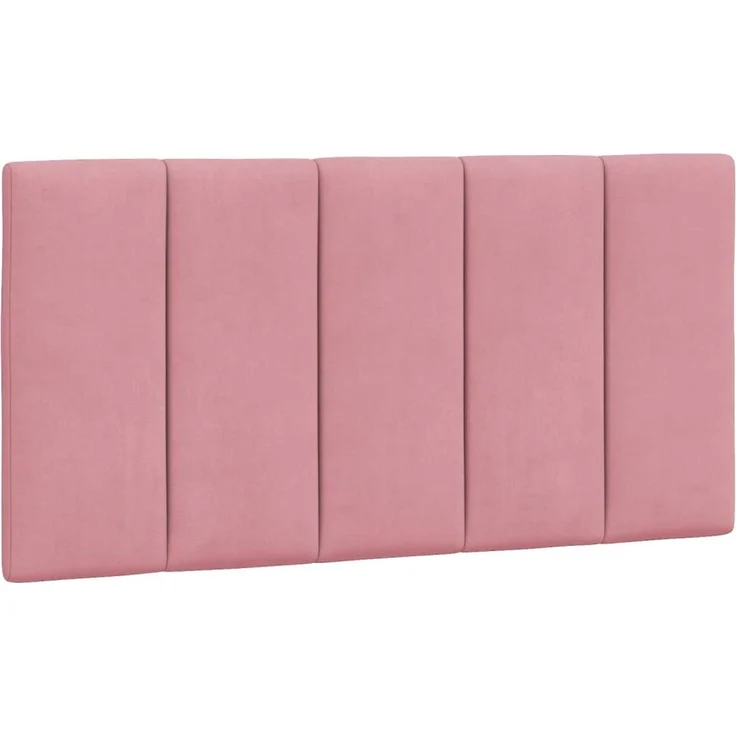 vidaXL Kopfteil-Kissen Rosa 100 cm Samt 374660 – Bild 2